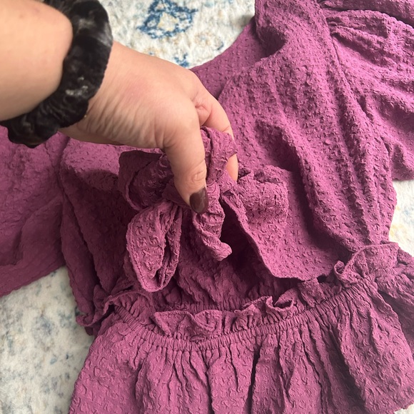 Free People Jasmine Top- Fuchsia ✨ - Picture 7 of 12